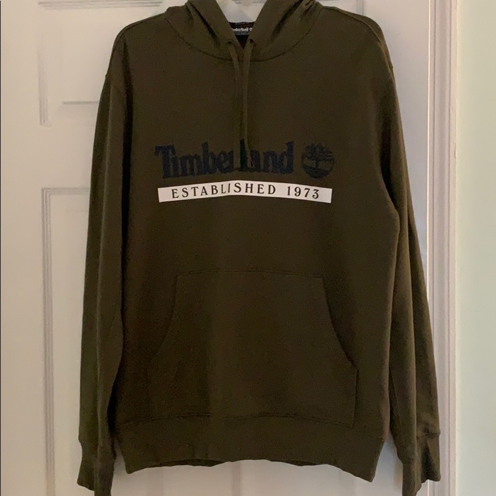 TIMBERLAND HOODIE in dark green